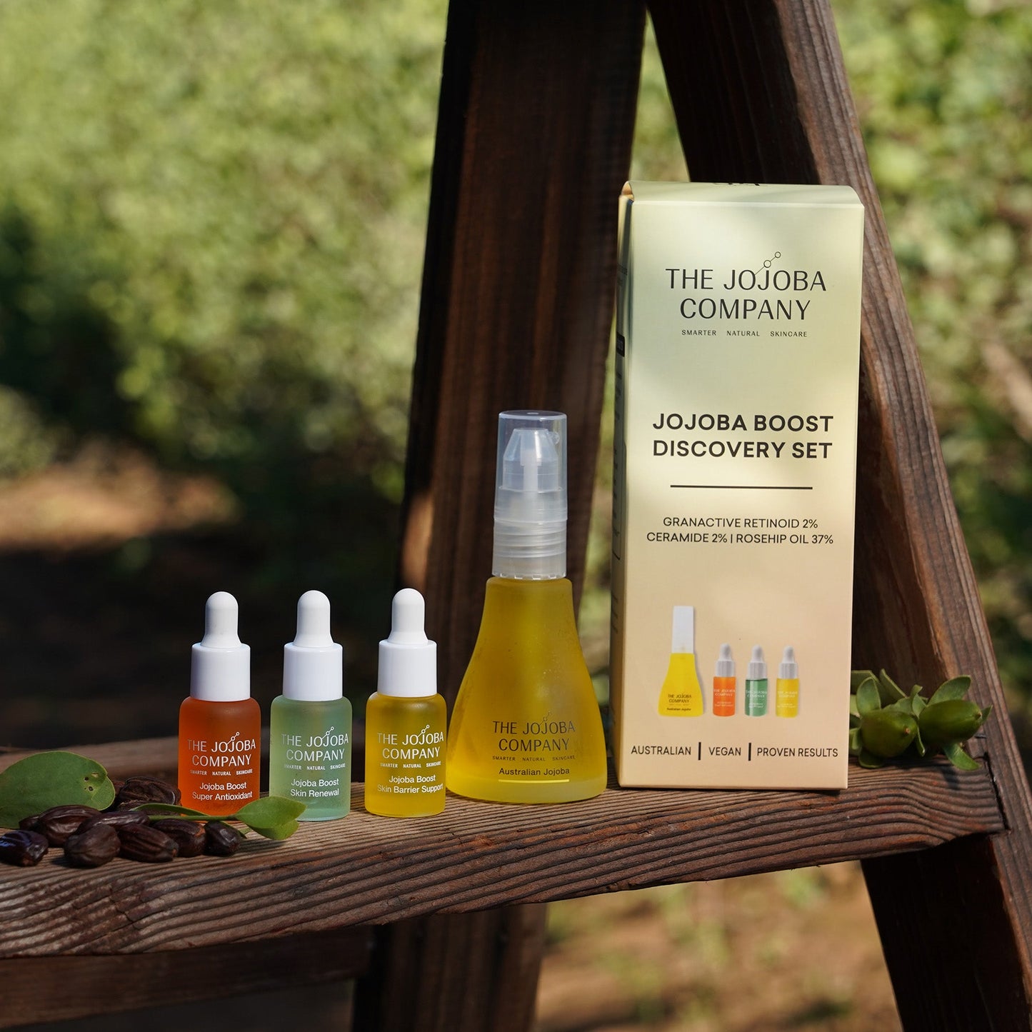 The Jojoba Company Jojoba Boost Discovery 4pc Set