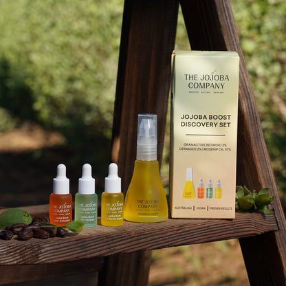 The Jojoba Company Jojoba Boost Discovery 4pc Set