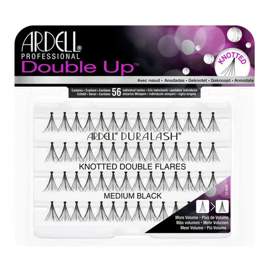 Ardell Double Individuals Knotted - Medium Black