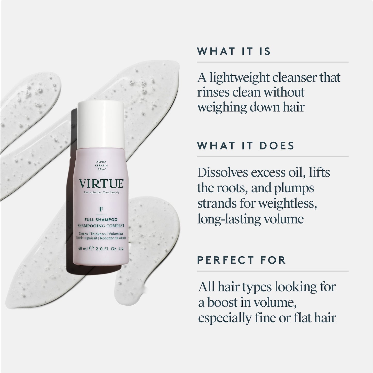 Virtue Full Shampoo 60ml