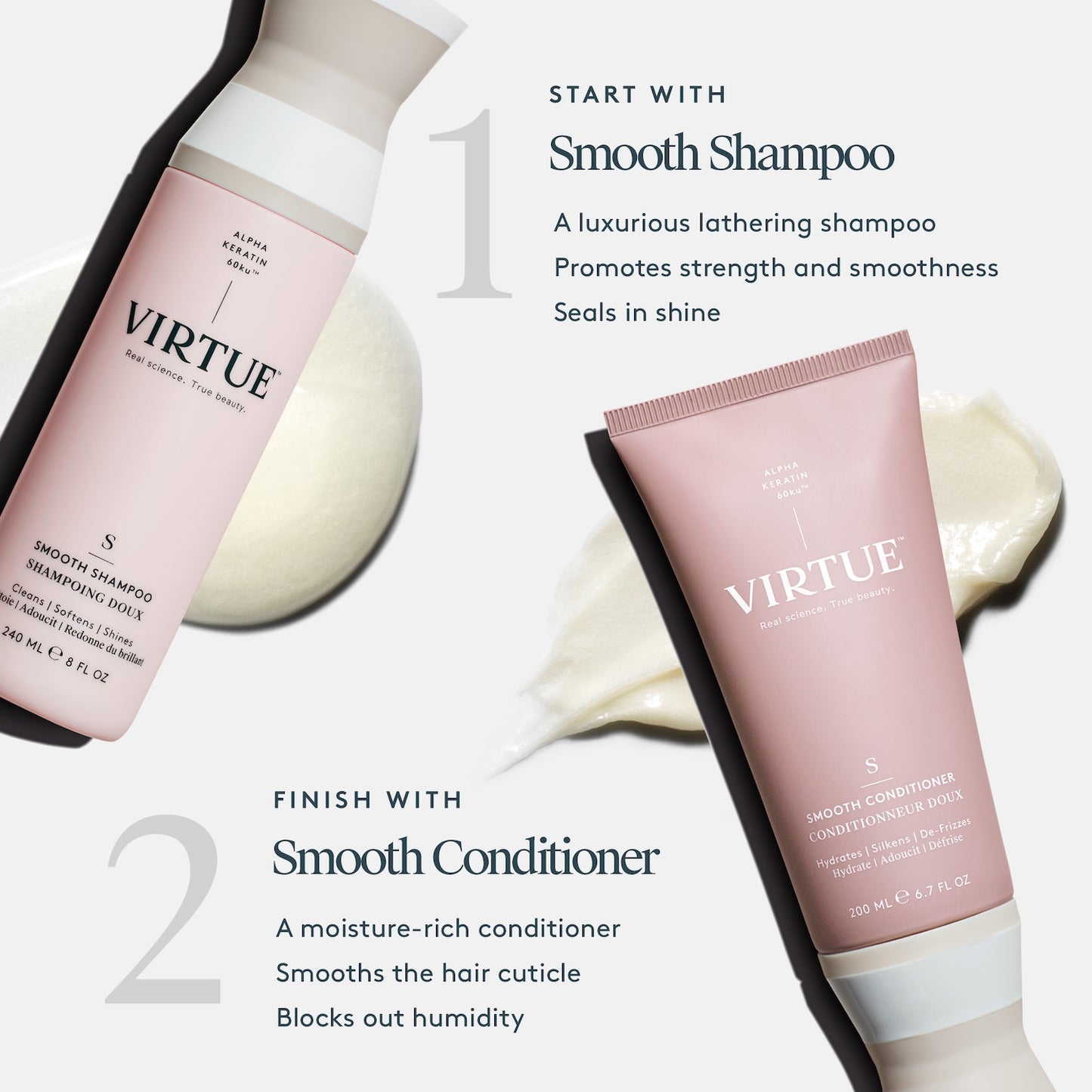 Virtue Smooth Shampoo 240ml