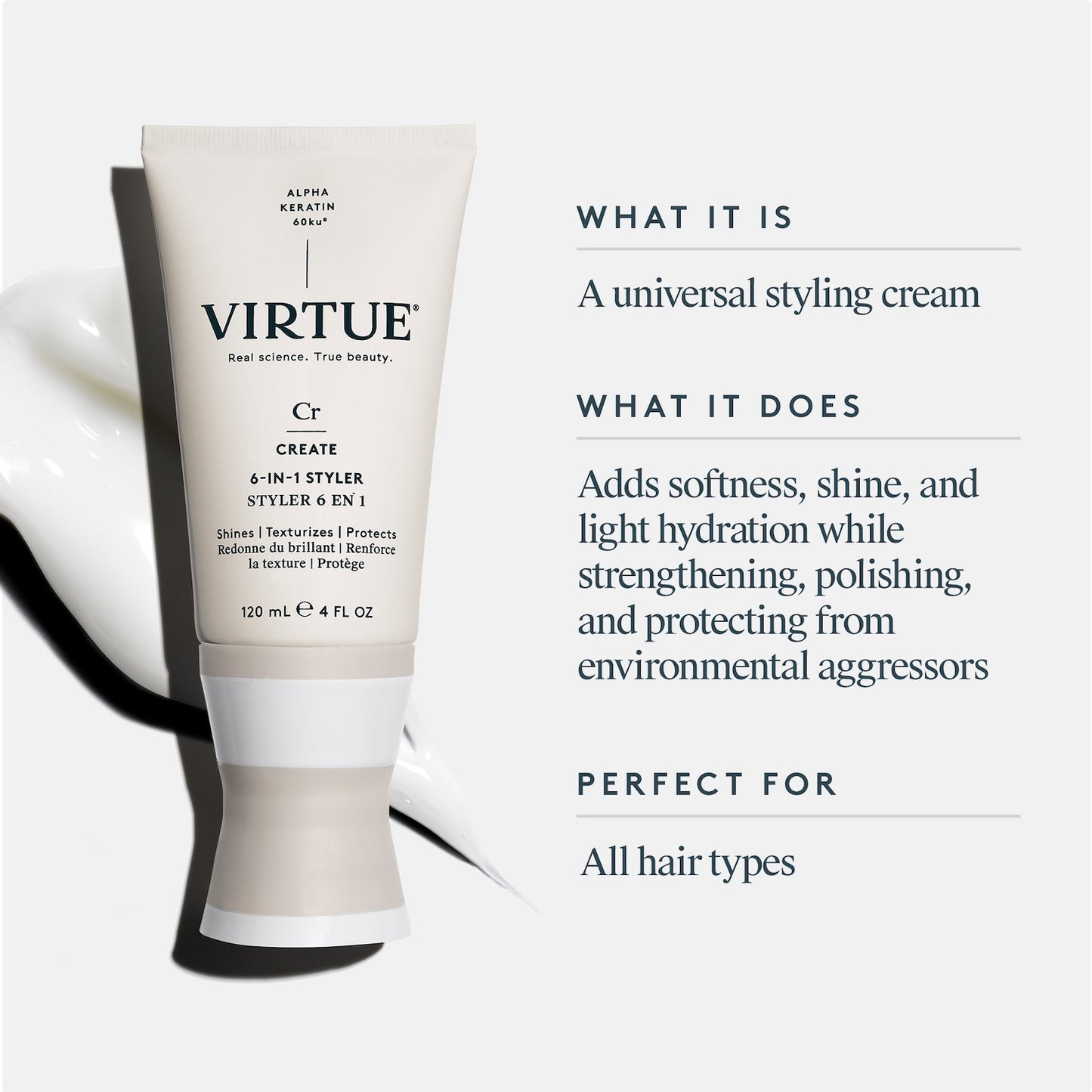 Virtue Create 6-in-1 Styler 120ml
