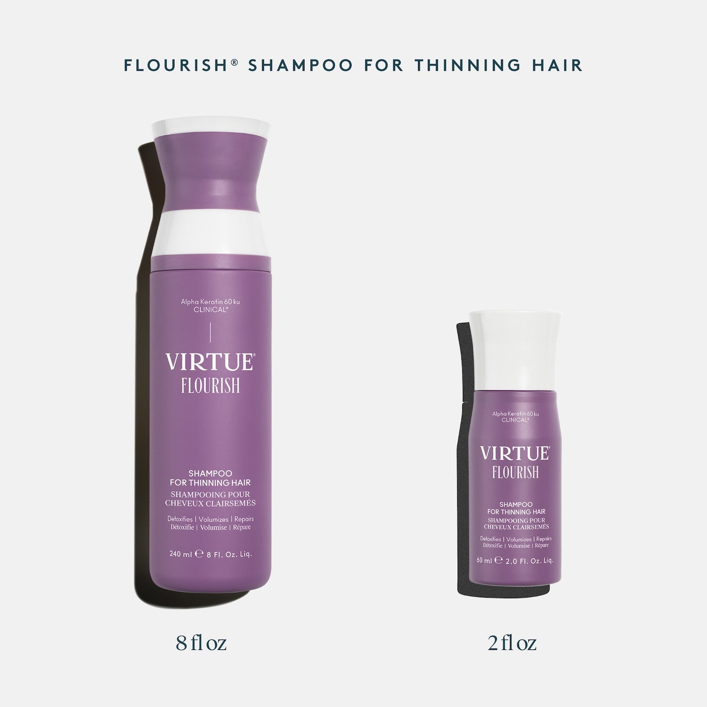 Virtue Flourish Shampoo for Thinning Hair 240ml