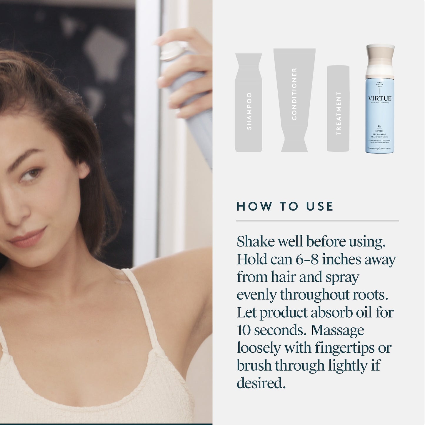 Virtue Refresh Dry Shampoo 128g