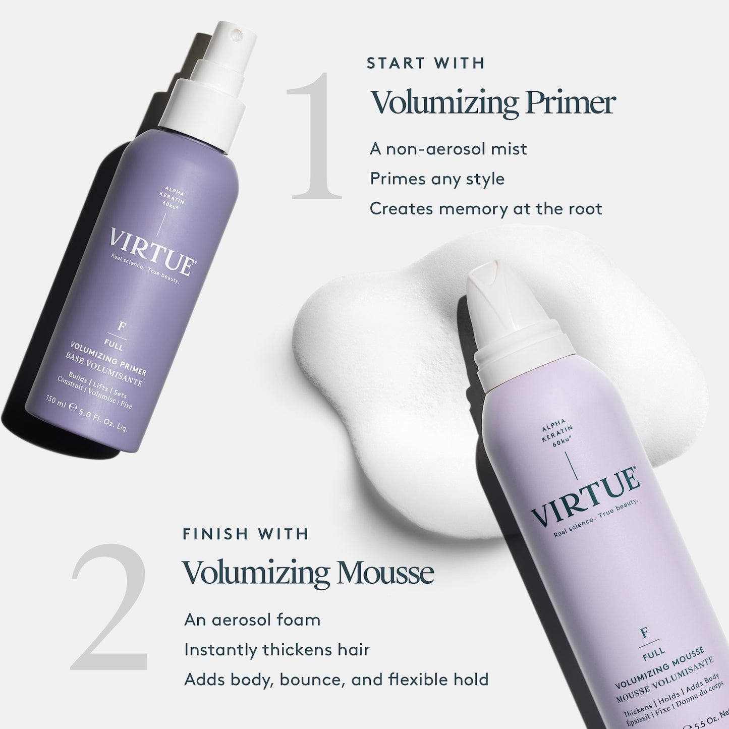 Virtue Full Volumizing Mousse 156g