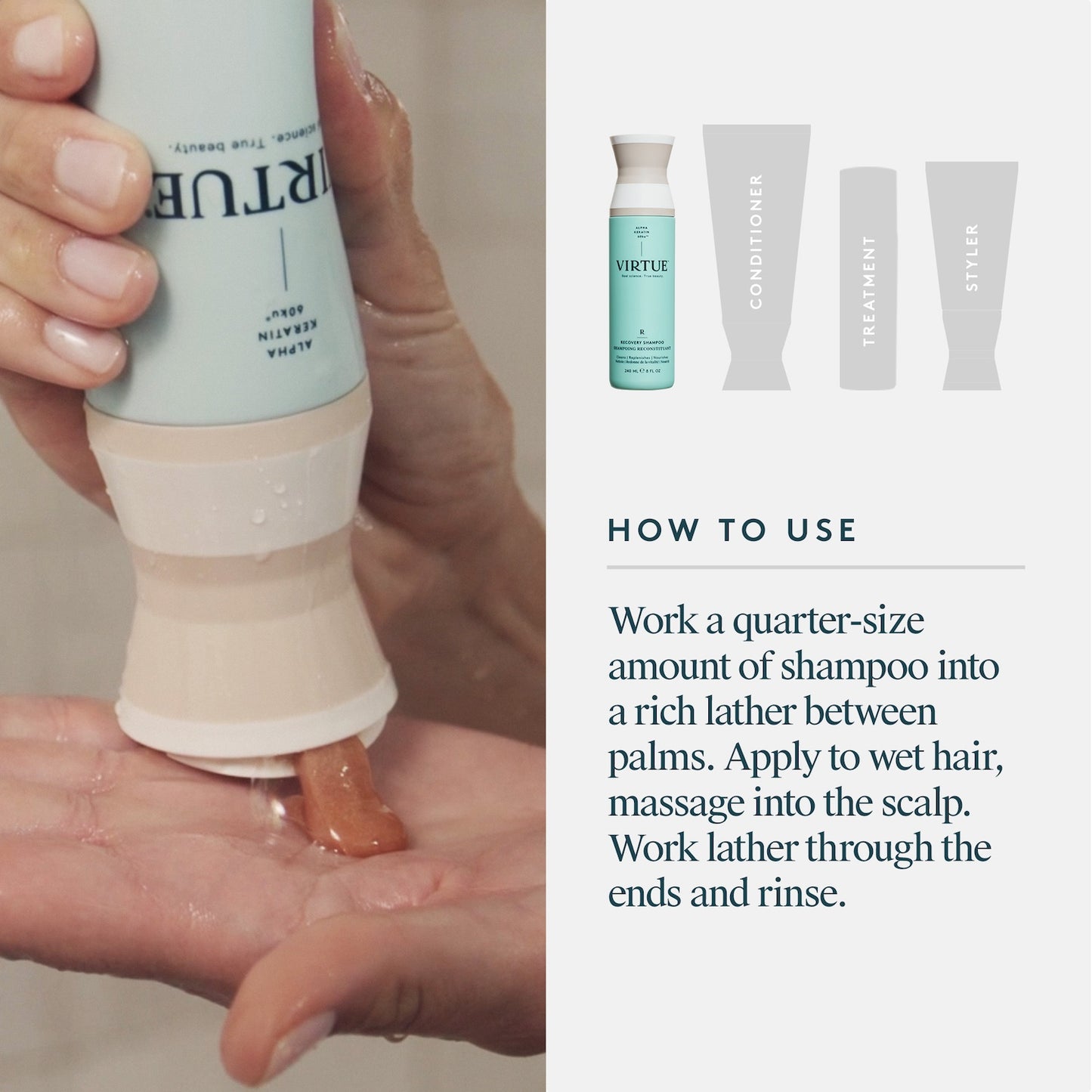 Virtue Recovery Shampoo 240ml