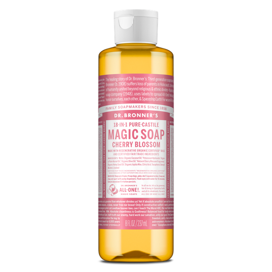 Dr. Bronner's Pure Castile Liquid Soap - Cherry Blossom 237ml