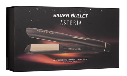 Silver Bullet Asteria Ionic Titanium Hair Straightener 32mm - Black