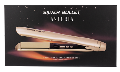 Silver Bullet Asteria Ionic Titanium 32mm Hair Straightener - Champagne