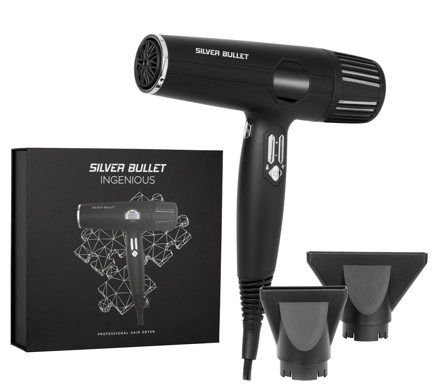 Silver Bullet Ingenious Hair Dryer - Black