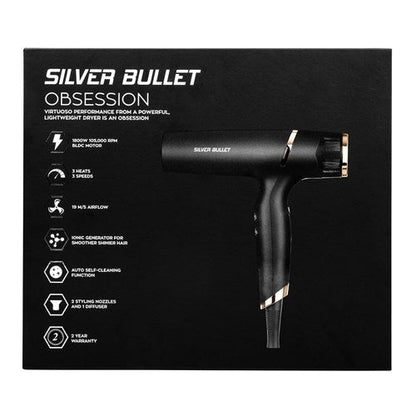 Silver Bullet Obsession Hair Dryer - Black