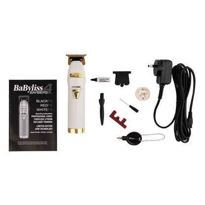 BaBylissPRO White FX Skeleton Outliner Lithium Trimmer