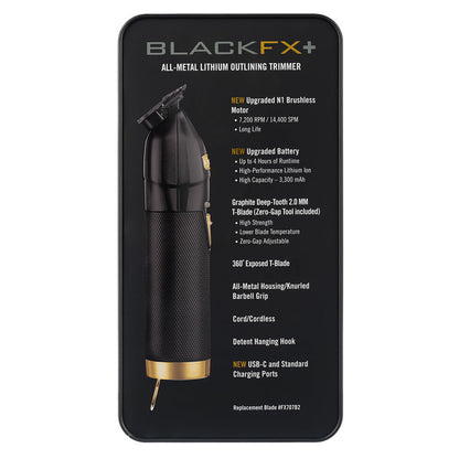 BaBylissPRO FX+ Outliner Trimmer - Black