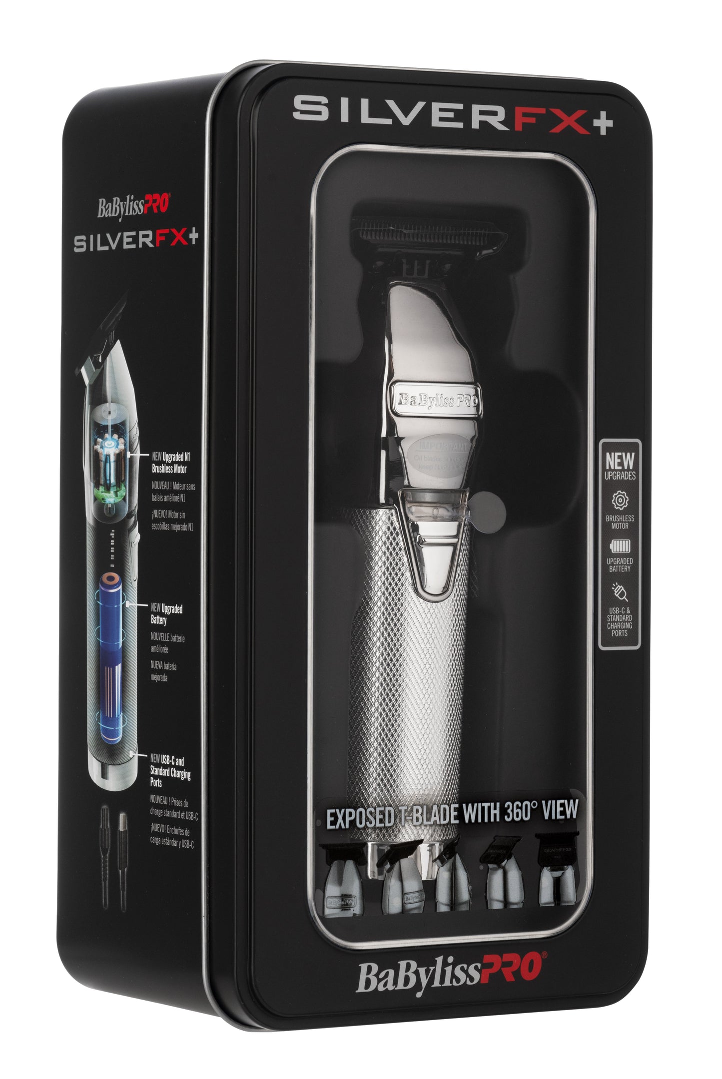 BaBylissPRO FX+ Outliner Trimmer - Silver