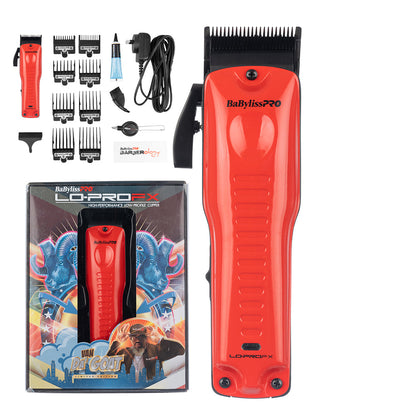 BaBylissPRO Lo-ProFX Clipper - Red Cord/Cordless