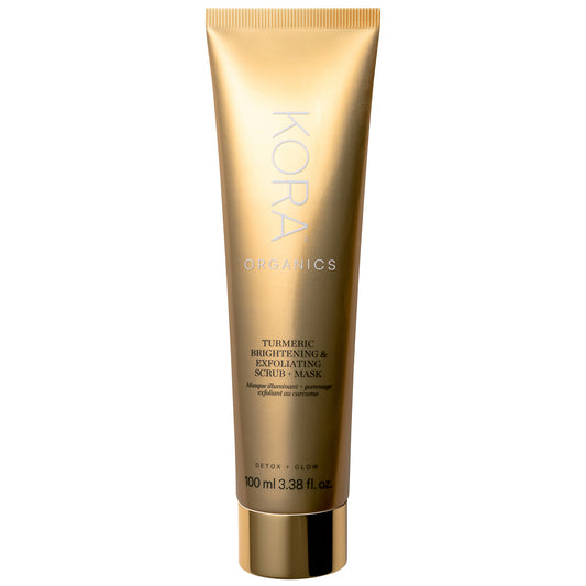 KORA Organics Turmeric 2-in-1 Brightening and Exfoliating Mask 100ml