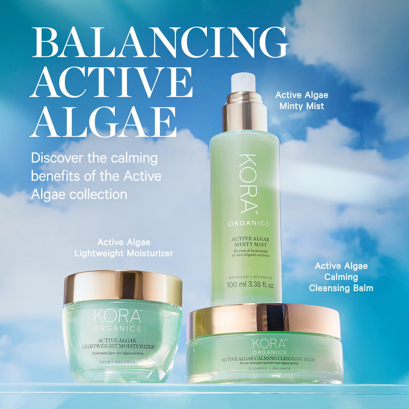 KORA Organics Active Algae Minty Mist 100mL