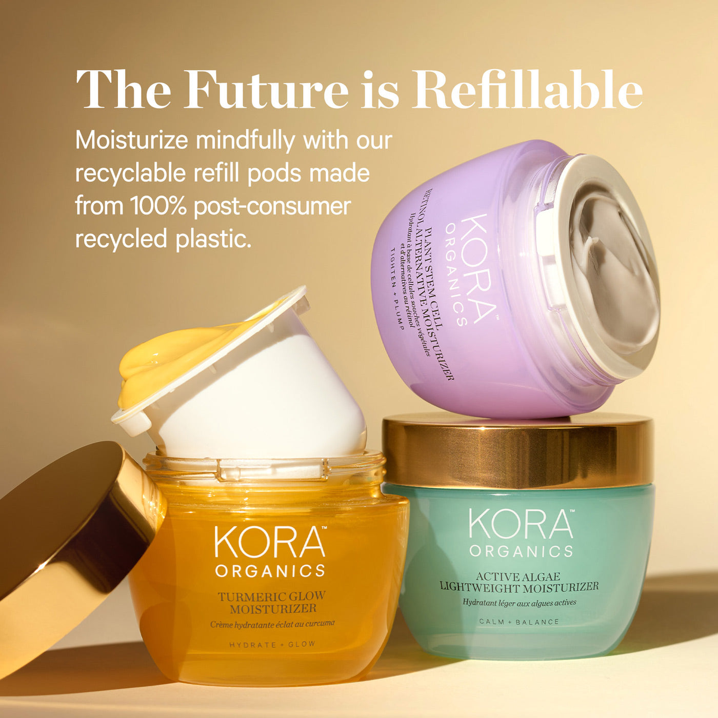 KORA Organics Active Algae Lightweight Moisturizer Refill 50ml