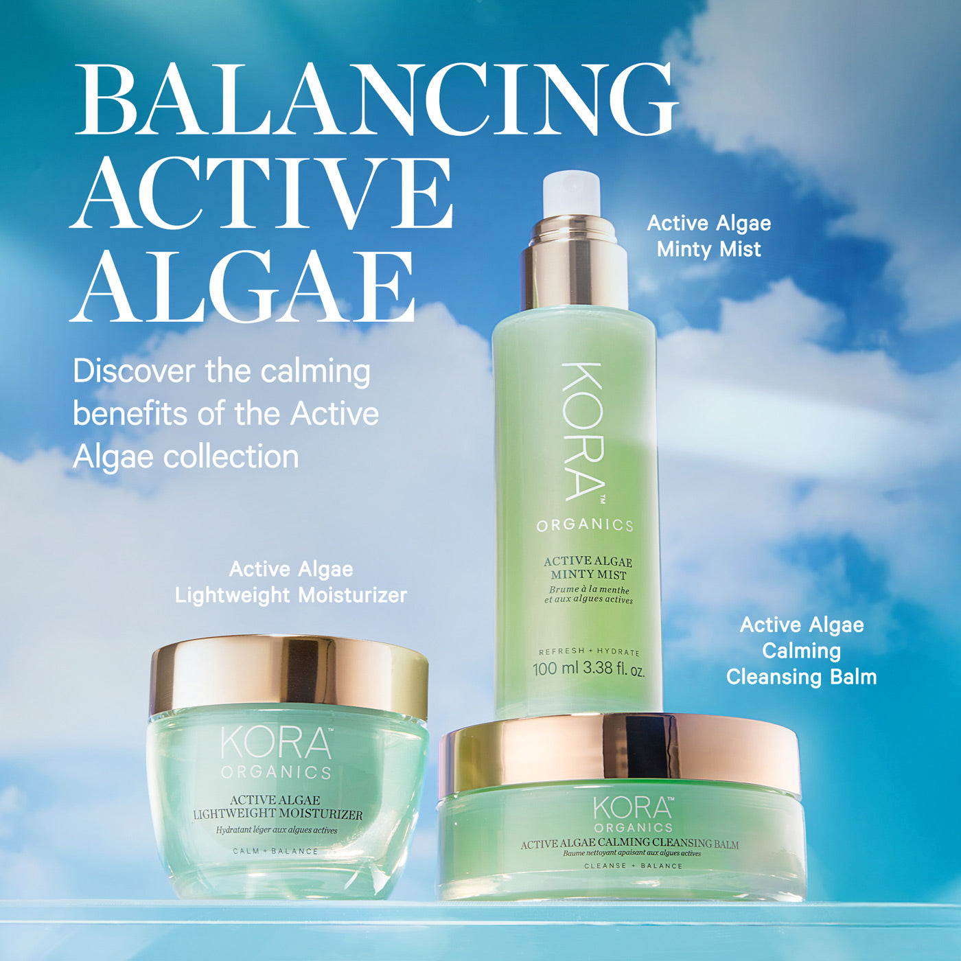 KORA Organics Active Algae Lightweight Moisturizer Refill 50ml