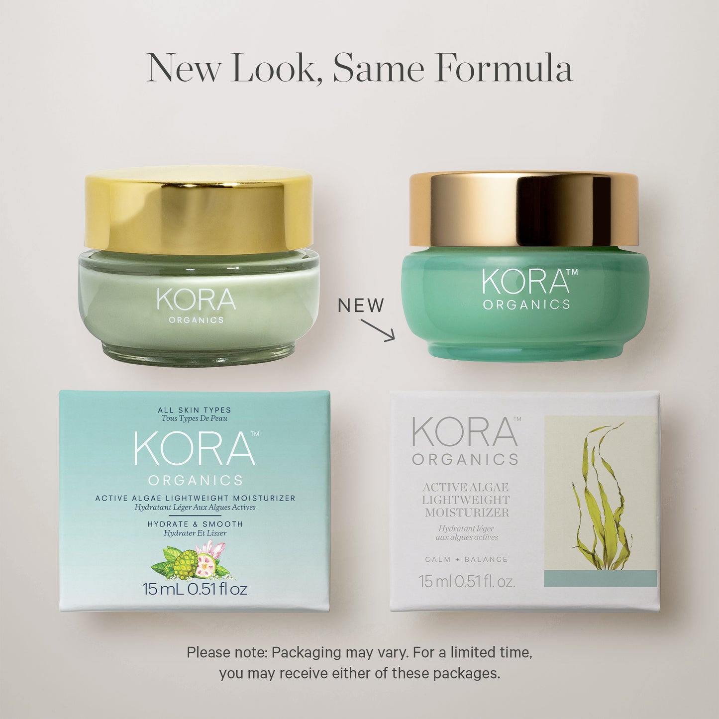 KORA Organics Active Algae Lightweight Moisturizer 15ml
