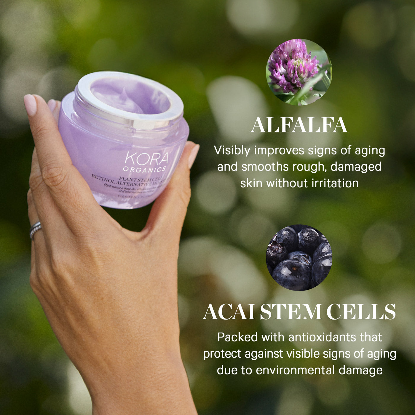 KORA Organics Plant Stem Cell Retinol Alternative Moisturizer 50ml