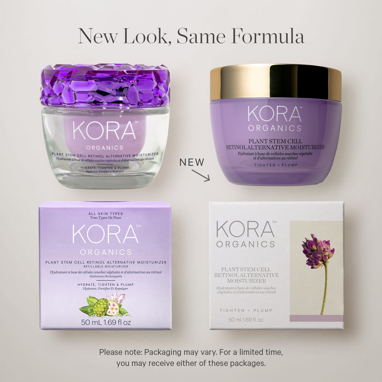 KORA Organics Plant Stem Cell Retinol Alternative Moisturizer 50ml