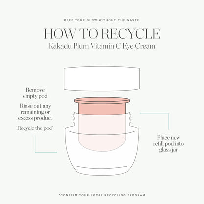 KORA Organics Kakadu Plum Vit C Eye Cream Jar 15ml