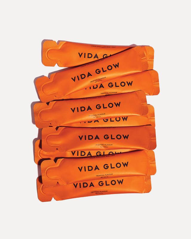Vida Glow Liquid Collagen Skin + Gut - Tropical 15 x 12.5ml Sachets