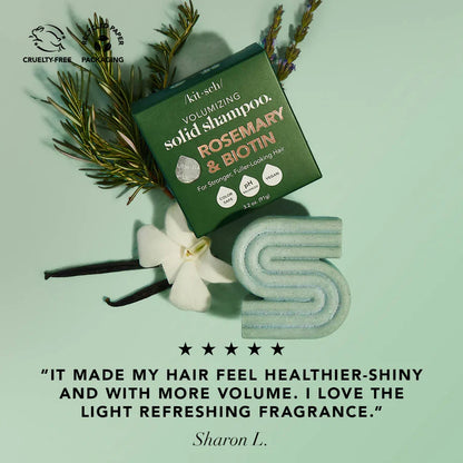 Kitsch Rosemary & Biotin Volumizing Solid Shampoo Bar 91g