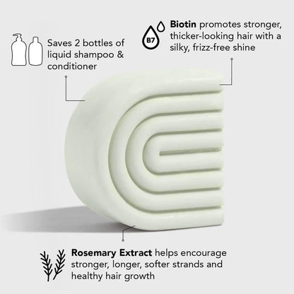 Kitsch Rosemary & Biotin Volumizing Solid Conditioner Bar 77g