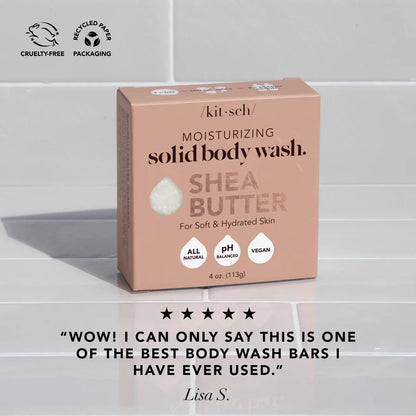 Kitsch Shea Butter Moisturizing Solid Body Wash Bar 113g