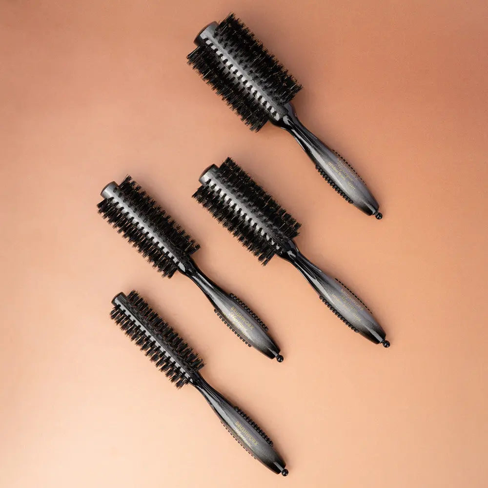 Brushworx Mystique Tourmaline Boar Radial - XSmall 35mm