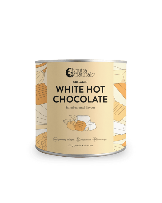 Nutra Naturals Collagen White Hot Choc - Salted Caramel 200g