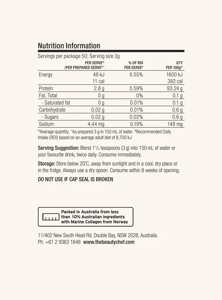 The Beauty Chef Deep Marine Collagen™ Berry 150g