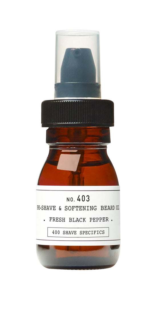 Depot No. 403 Pre/Post Shave Beard Oil Black Pepper 30ml
