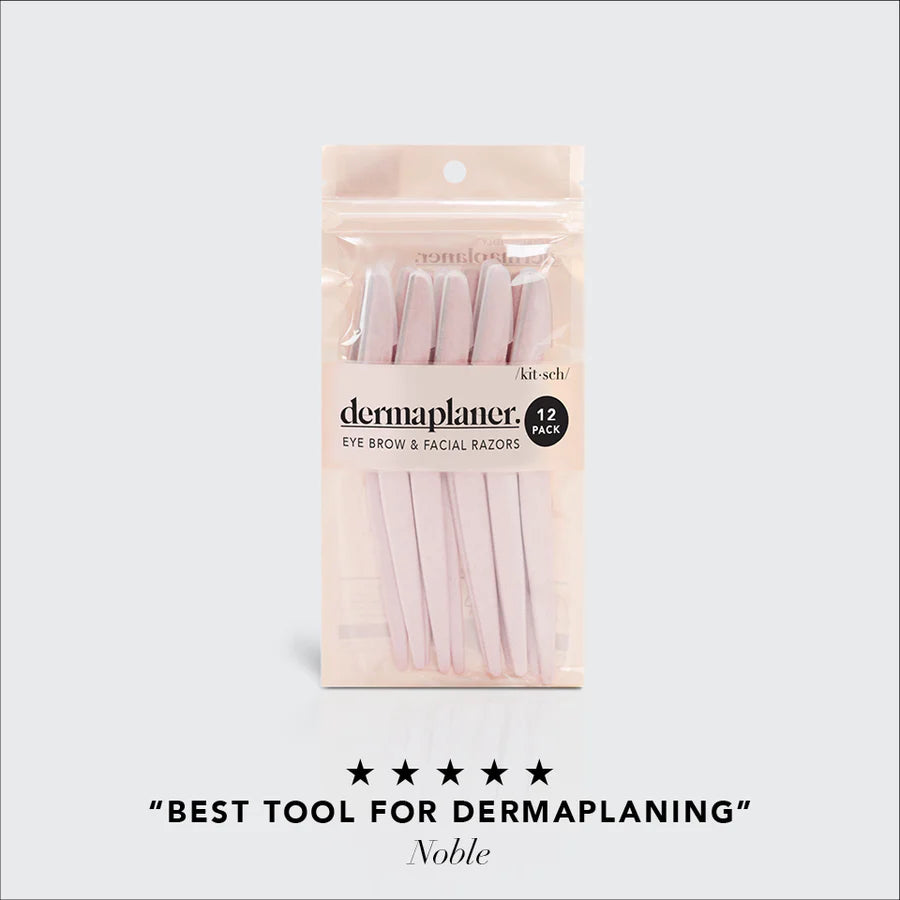 Kitsch Recycled Plastic Dermaplaners 12pc Set - Terracotta