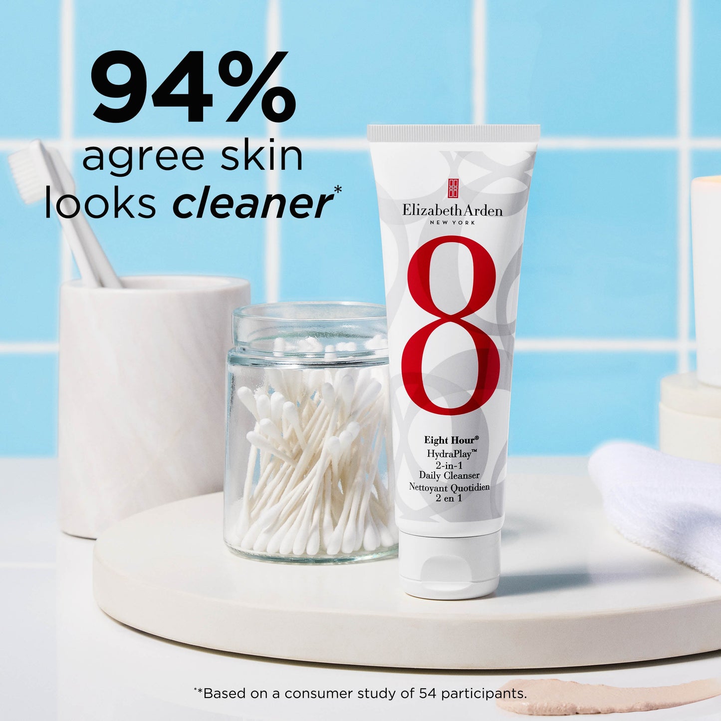 Elizabeth Arden Eight Hour HydraPlay 2-in-1 Daily Cleanser 125ml