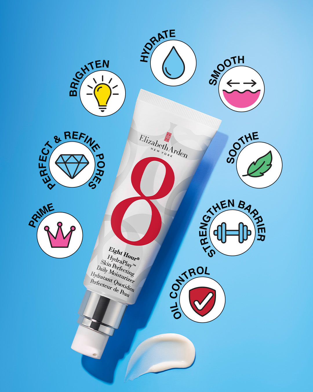Elizabeth Arden Eight Hour Cream Intensive Daily Moisturizer for Face SPF15 50ml