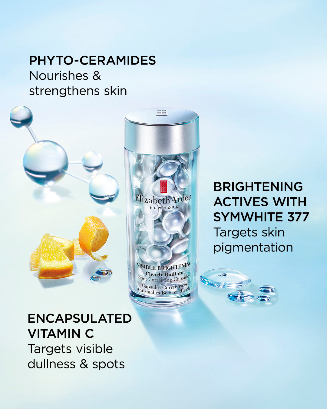 Elizabeth Arden Visible Brightening Clearly Radiant Spot Correcting Capsules 60 piece