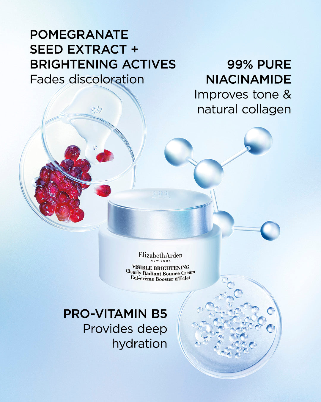 Elizabeth Arden Visible Brightening Clearly Radiant Bounce Cream 50ml