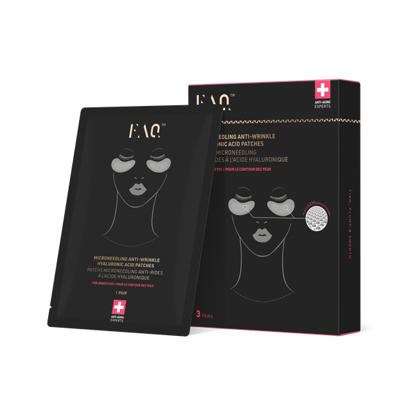 FOREO FAQ Under Eye Microneedling Anti-Wrinkle Hyaluronic Acid Patches 3 Pairs