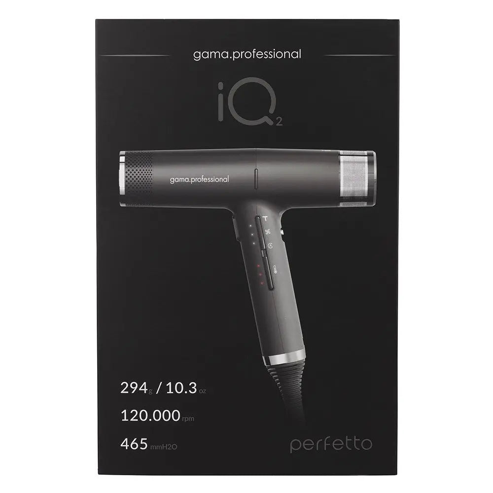 Gama Professional IQ2 Perfetto Pro Dryer - Black
