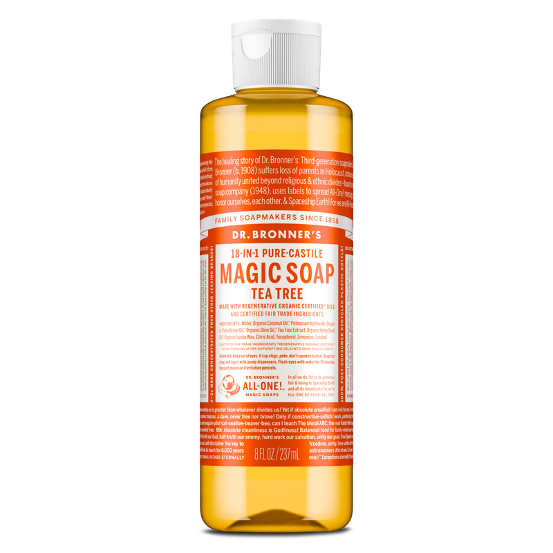 Dr. Bronner's Pure Castile Liquid Soap - Tea Tree 237ml