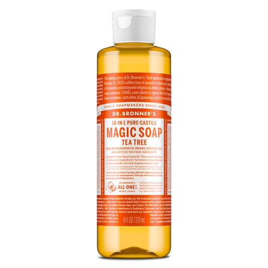 Dr. Bronner's Pure Castile Liquid Soap - Tea Tree 237ml