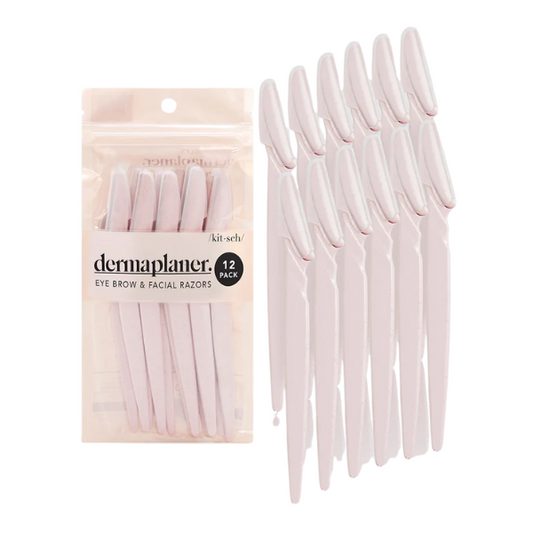 Kitsch Recycled Plastic Dermaplaners 12pc Set - Terracotta