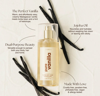 Lavanila The Healthy Hair + Body Mist Pure Vanilla  150ml