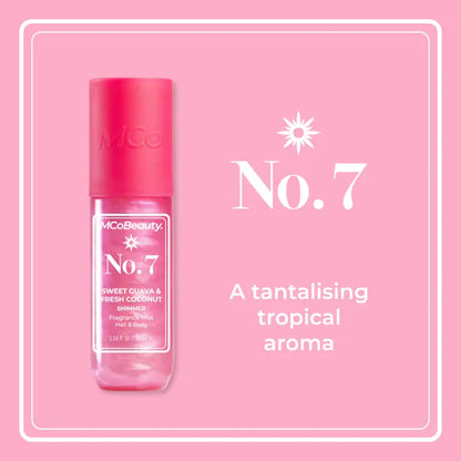 MCoBeauty Fragrance Mist Hair & Body 90ml - No.7 Shimmer