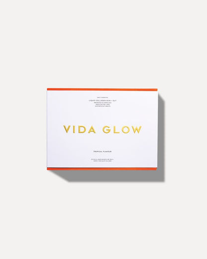Vida Glow Liquid Collagen Skin + Gut - Tropical 15 x 12.5ml Sachets