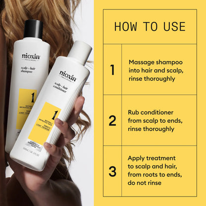 Nioxin Scalp + Hair Thickening System 1 Trial Kit