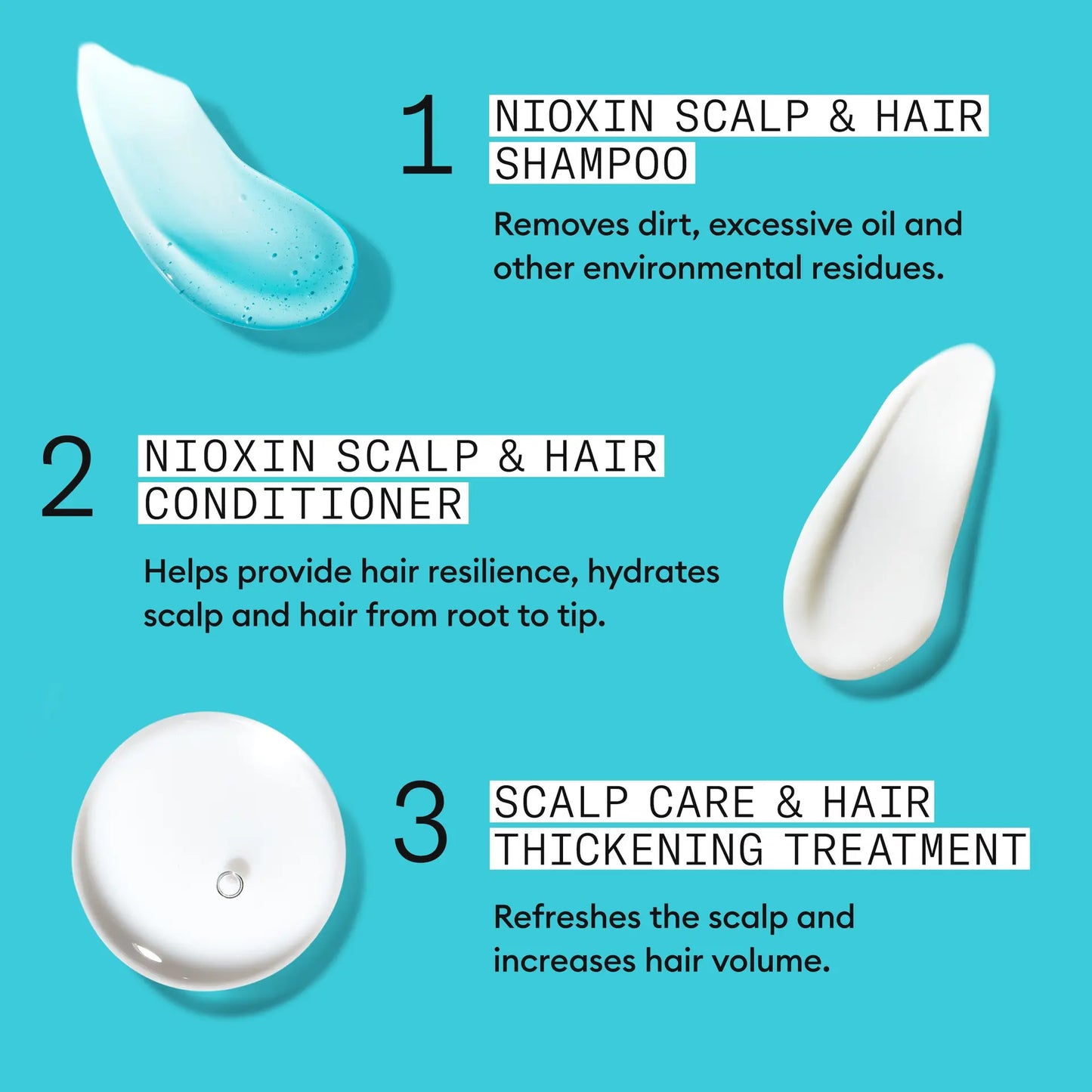Nioxin Scalp + Hair Thickening System 3 Trial Kit